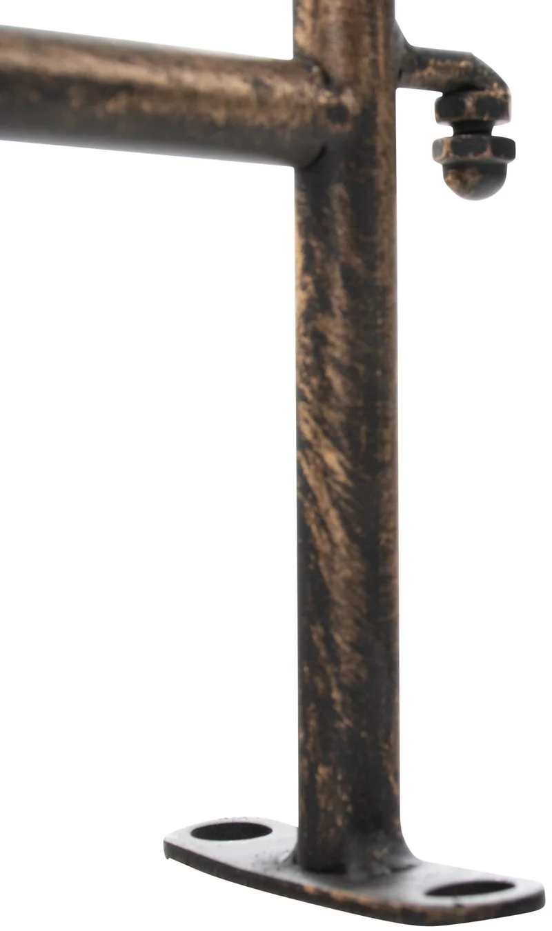 Clôture bordure de jardin 115x125 cm en métal bronze 10_0002950