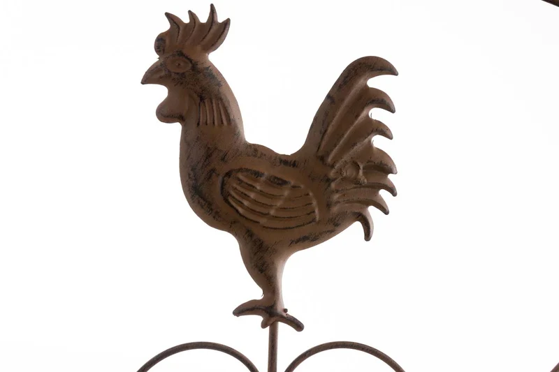 Etagère de rangement support plantes meuble pour terrasse balon salon en métal marron vieilli 10_0003983