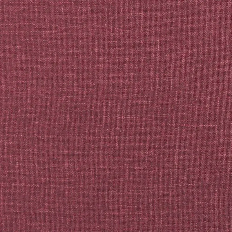 Repose-pieds tabouret bout de lit 60 x 50 x 41 cm en tissu rouge DEC030581