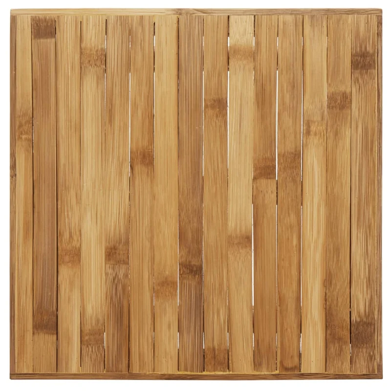 Table basse de salon design exotique 45 x 45 x 35 cm bambou avec une finition naturelle DEC037062