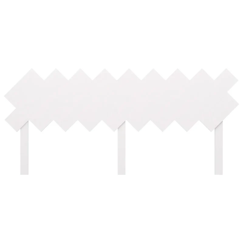 Tête de lit accessoire couchage chambre à coucher meuble 178 x 3 x 80,5 cm bois de pin blanc TDL0203779