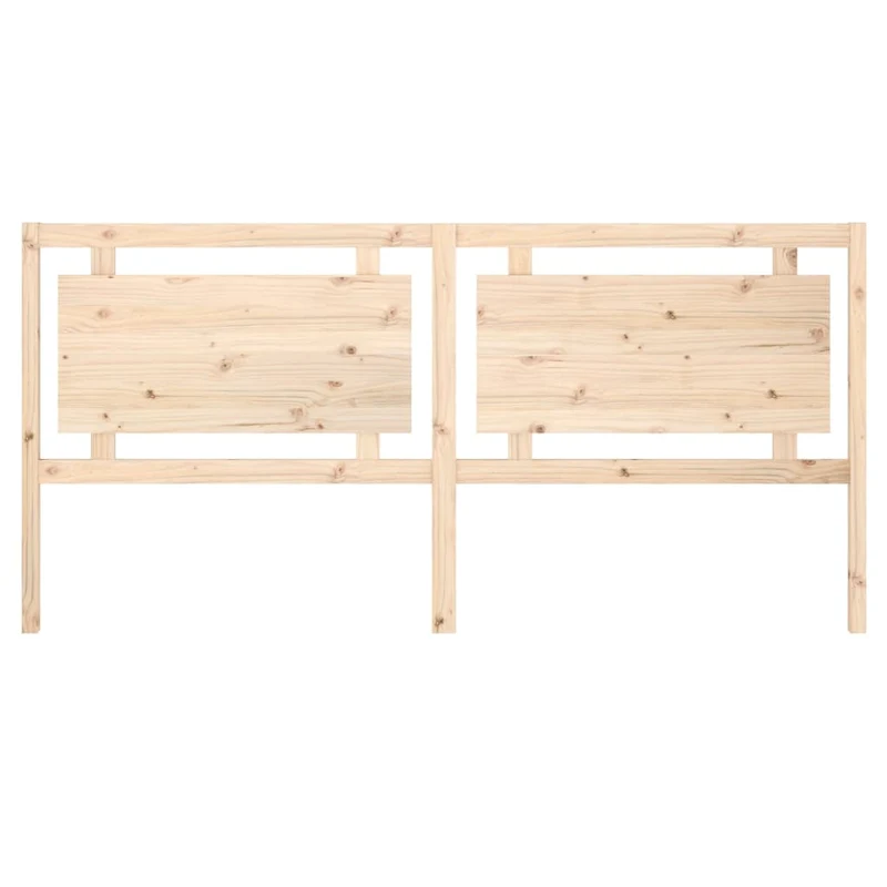 Tête de lit accessoire couchage chambre à coucher meuble 205,5 x 4 x 100 cm bois de pin massif TDL0206108