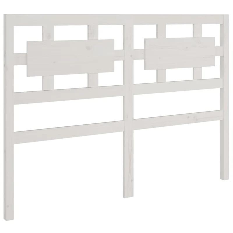 Tête de lit accessoire couchage chambre à coucher meuble 185,5 x 4 x 100 cm bois de pin blanc TDL0203770