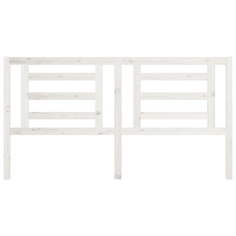 Tête de lit accessoire couchage chambre à coucher meuble 186 x 4 x 100 cm bois de pin blanc TDL0203764