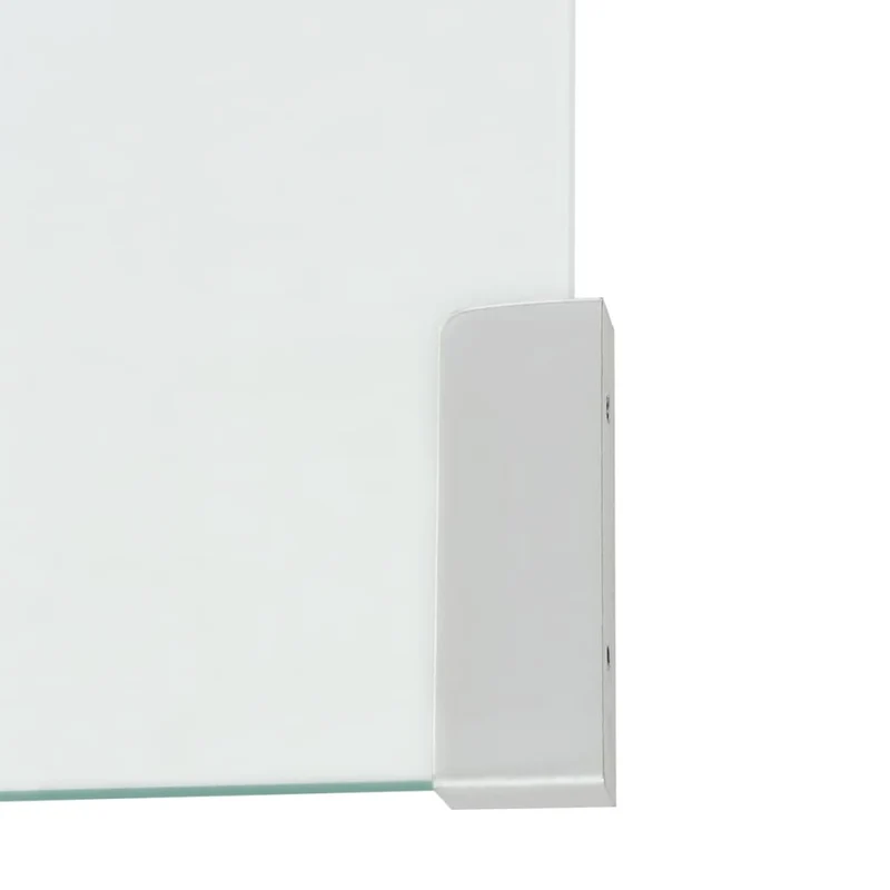 Table basse de salon design contemporain 98 x 45 x 30 cm Verre trempé Transparent DEC037252