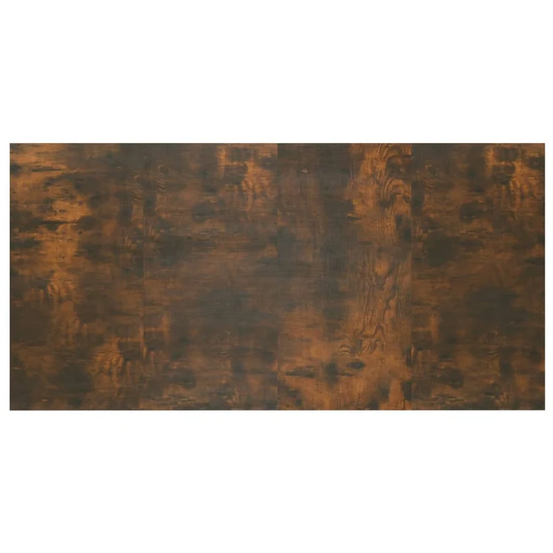 Tête de lit accessoire couchage chambre à coucher meuble avec chevet intégré étagère MDF marron clair TDL0205843