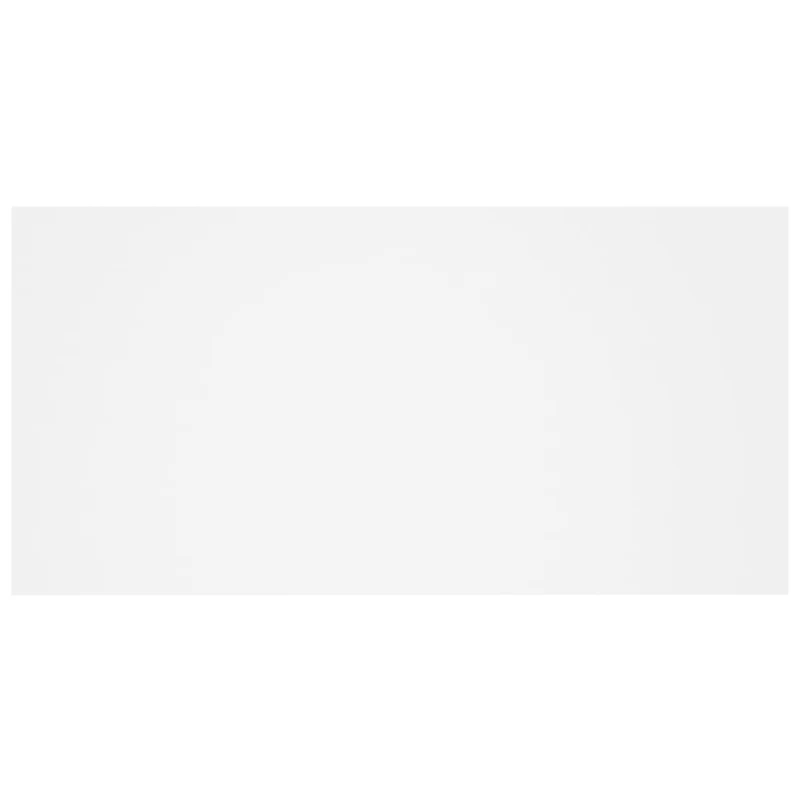 Tête de lit accessoire couchage chambre à coucher meuble avec chevet intégré étagère MDF blanc TDL0205860