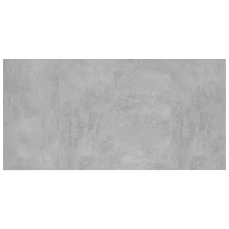 Tête de lit accessoire couchage chambre à coucher meuble avec chevet intégré étagère MDF gris TDL0205814