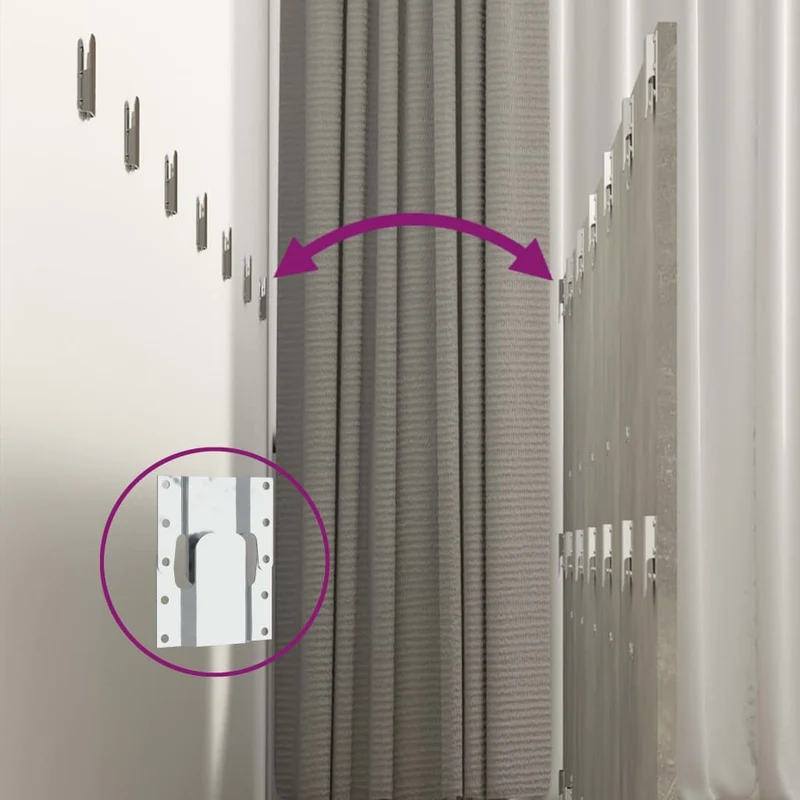 Tête de lit accessoire couchage chambre à coucher meuble avec chevet intégré étagère MDF gris TDL0205819