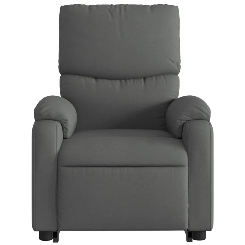 Fauteuil relax TV fonction de levage électrique très confortable en tissu gris foncé DEC028352