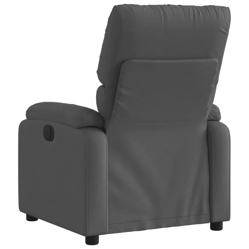 Fauteuil relax TV fonction de levage électrique très confortable en tissu gris foncé DEC028359