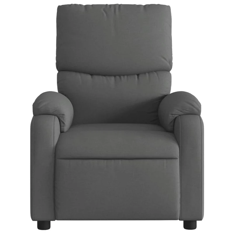 Fauteuil relax TV fonction de levage électrique très confortable en tissu gris foncé DEC028359