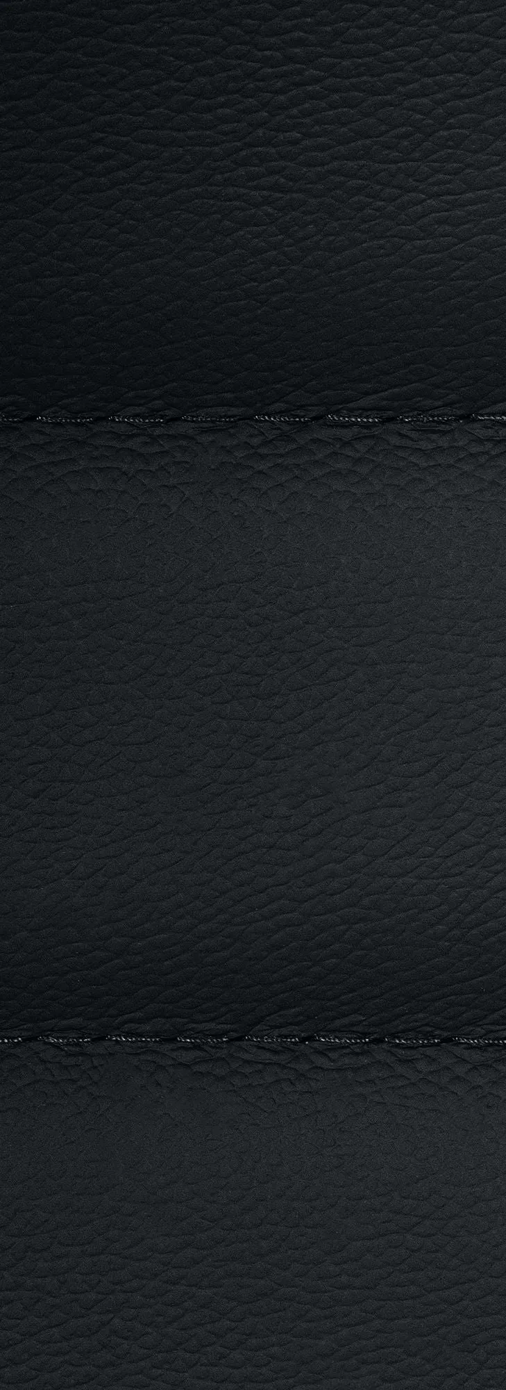 Fauteuil de bureau en cuir véritable noir surpiqûre horizontale et pieds métal chromé 10_0002553