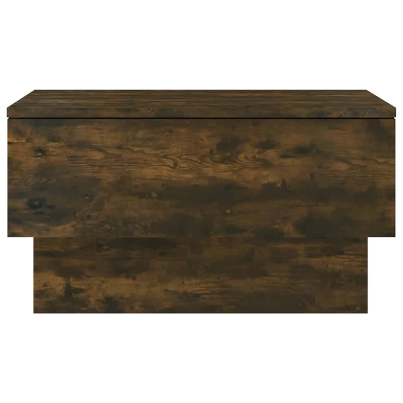 Lot de 2 tables de chevet murales 60 x 40 x 40 cm avec tiroir bois d'ingénierie marron DEC036044