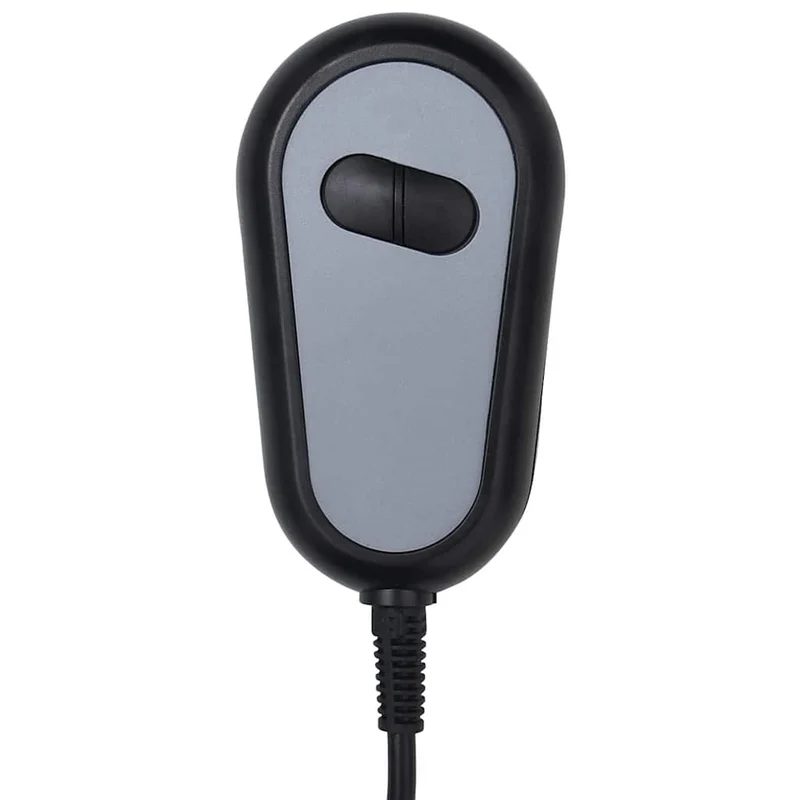 Fauteuil de relaxation avec fonction d'inclinaison électrique et massage en tissu gris clair DEC029295