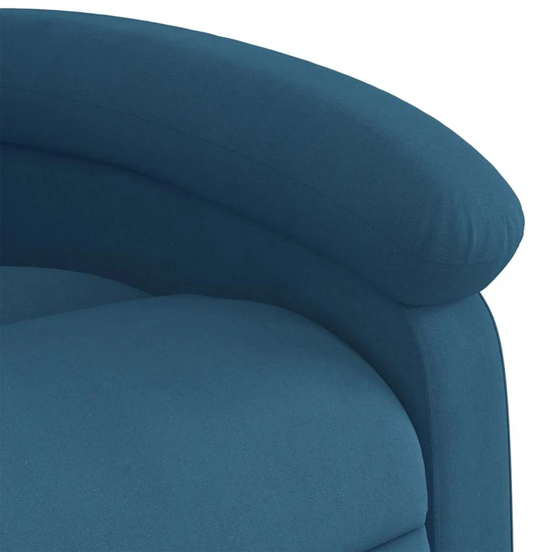 Fauteuil relax TV fonction de levage électrique très confortable en velours bleu DEC028240