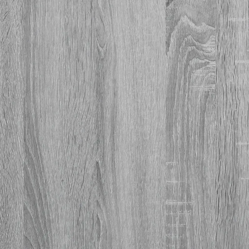 Meuble de bureau armoire de rangement en bois d'ingénierie gris 60 x 32 x 77,5 cm DEC024485