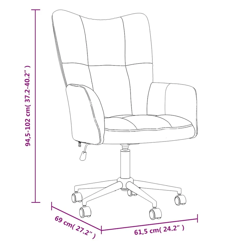 Fauteuil lounge chaise de canapé sur roulettes hauteur réglable design moderne en velours jaune moutarde DEC026715