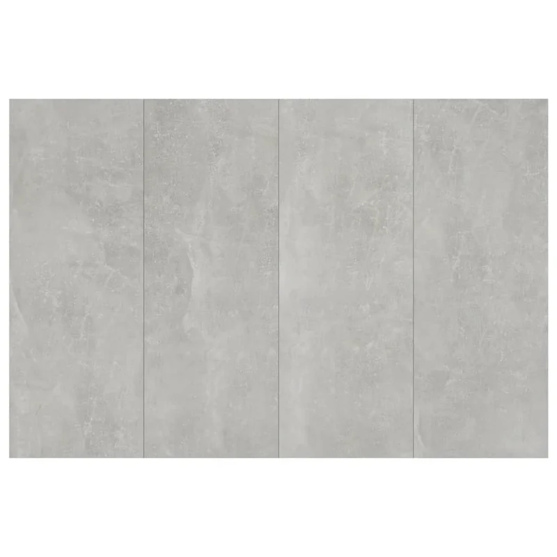 Tête de lit accessoire couchage chambre à coucher meuble 120 x 1,5 x 80 cm MDF gris TDL0203238