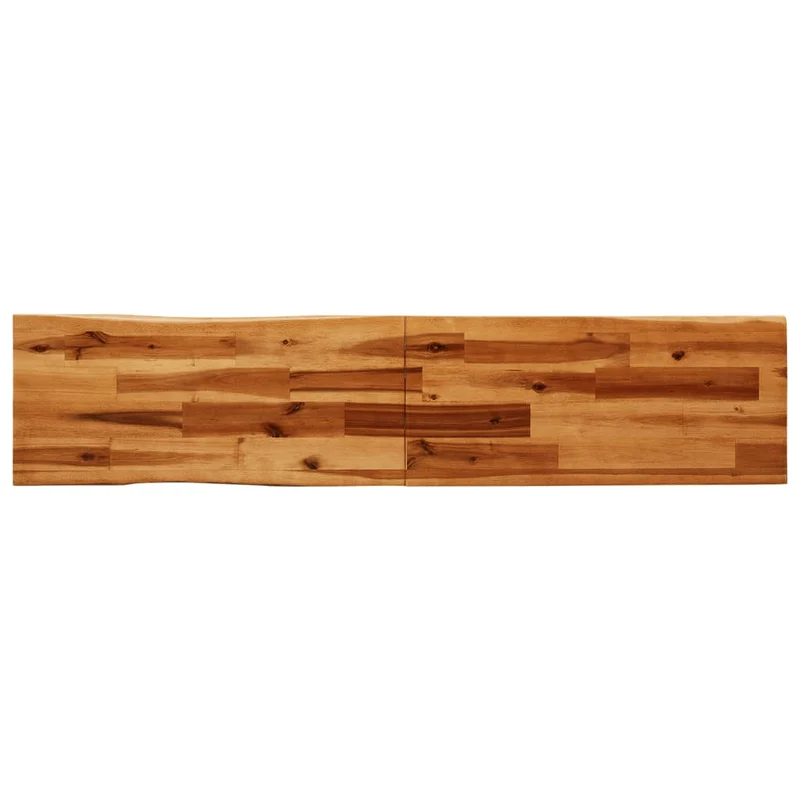 Banc design rustique 160 cm en bois d'acacia massif brun pieds en forme de U en acier DEC024700