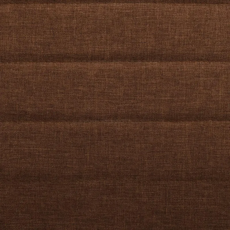 Lot de 2 chaises de salle à manger cuisine design moderne en tissu marron CDS020752