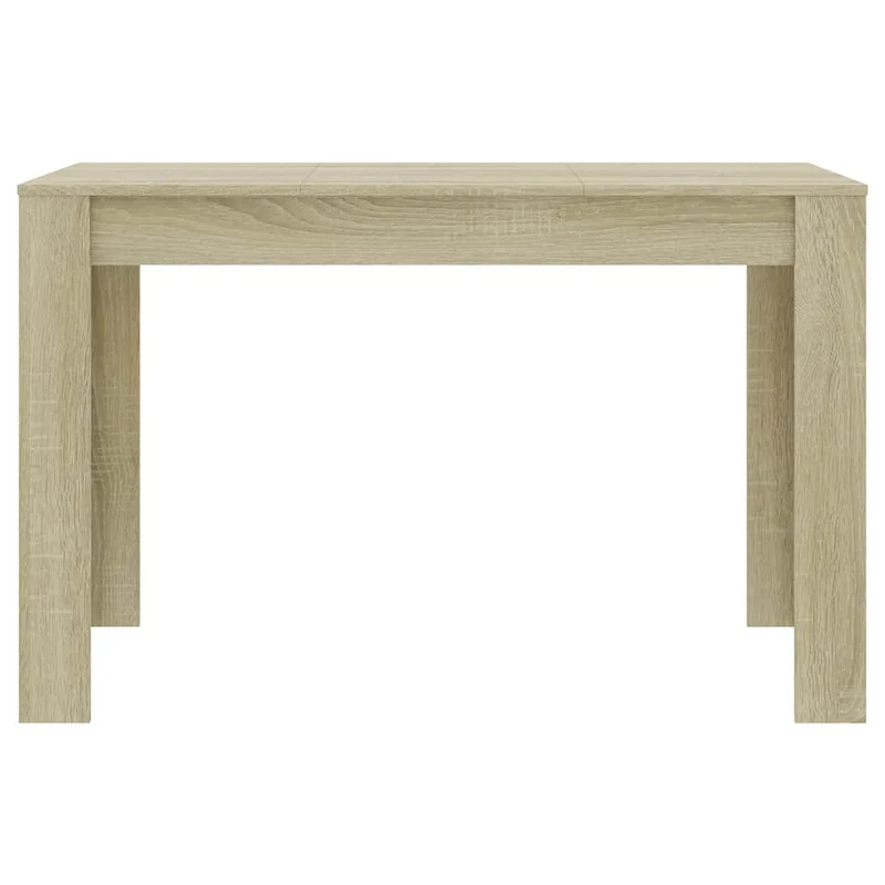 Table de salle à manger design moderne 120 x 60 x 76 cm bois d'ingénierie couleur chêne DEC036847