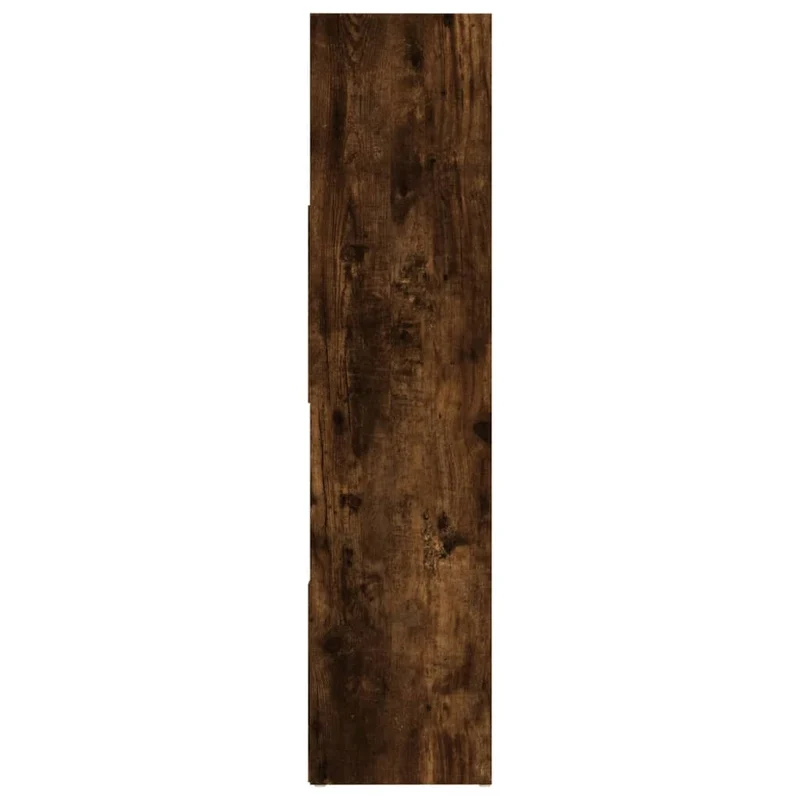 Bibliothèque/séparateur de pièce avec compartiment de rangement 105 x 24 x 102 cm bois d'ingénierie marron DEC030702