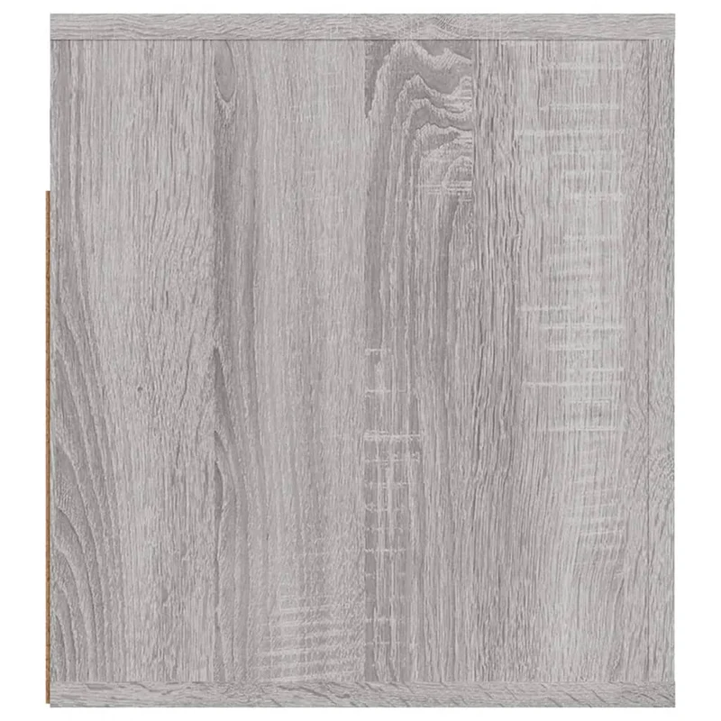 Lot de 2 tables de chevet murales avec tiroir et compartiment 50 x 36 x 40 cm bois d'ingénierie gris DEC036117