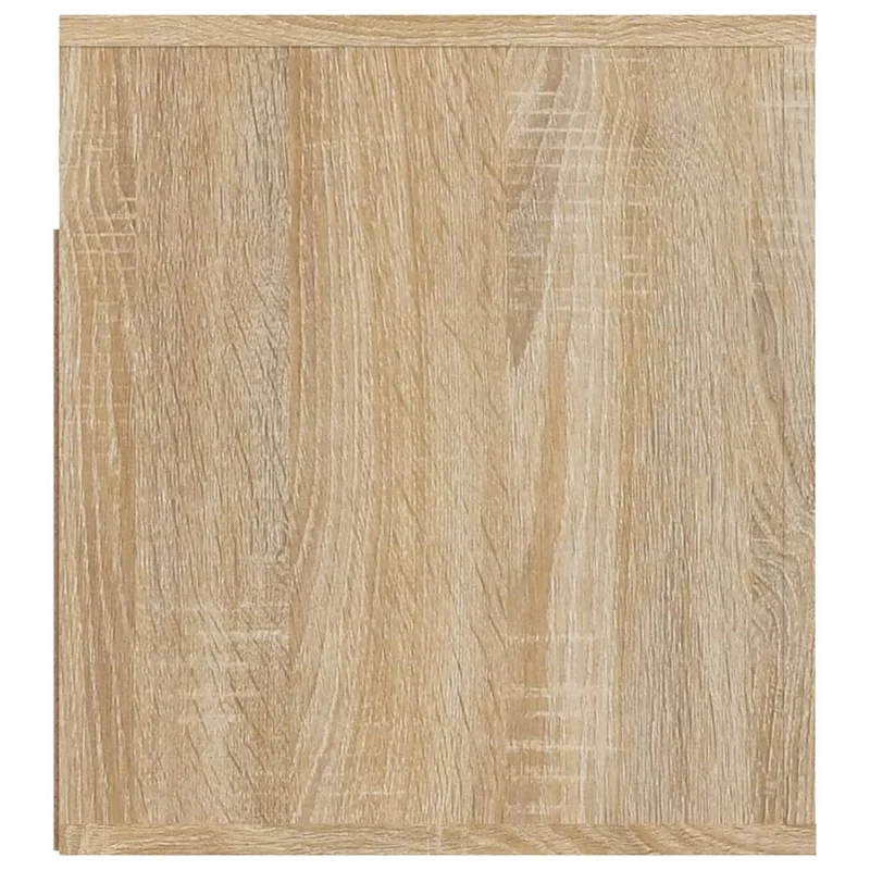 Lot de 2 tables de chevet murales avec tiroir 50 x 36 x 40 cm bois d'ingénierie couleur chêne DEC036076