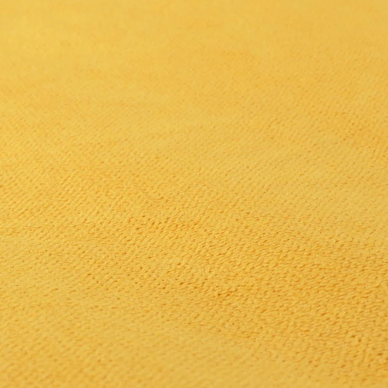 Chaise de sol avec fonction relaxation dossier réglable en 4 directions cadre en acier velours jaune 04_0006373