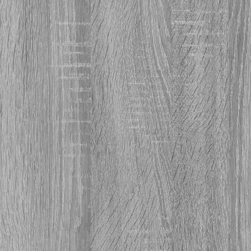 Lot de 2 tables de chevet avec tiroirs 40 x 30 x 30cm bois d'ingénierie gris DEC035659