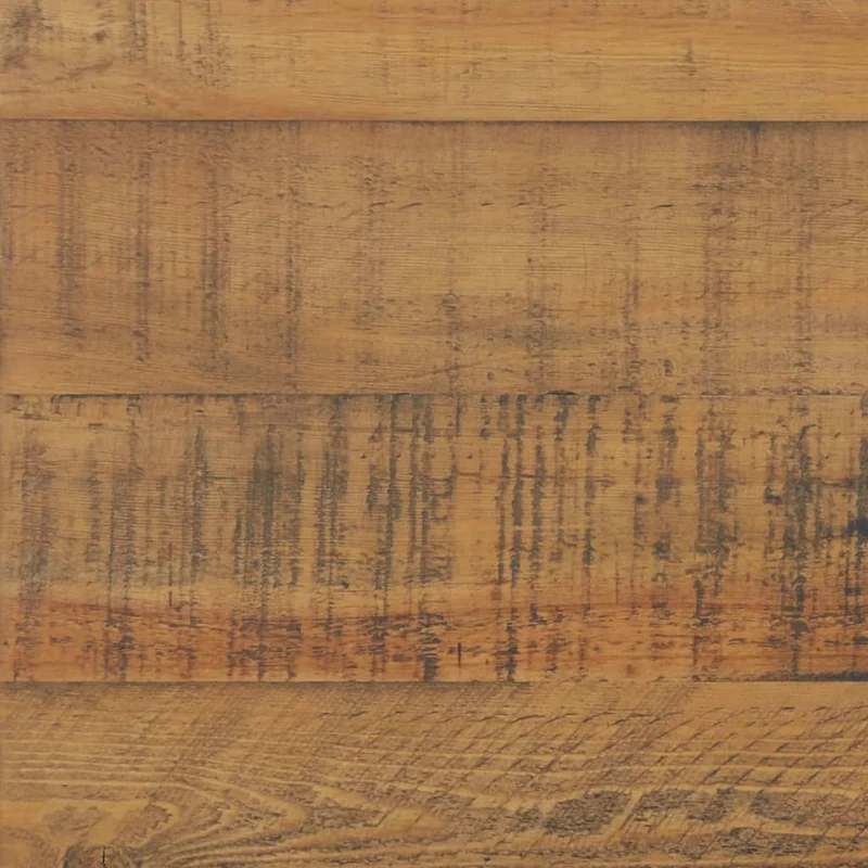 Table de chevet avec 3 tiroirs 40 x 30 x 55 cm bois de pin massif MDF et métal DEC034103