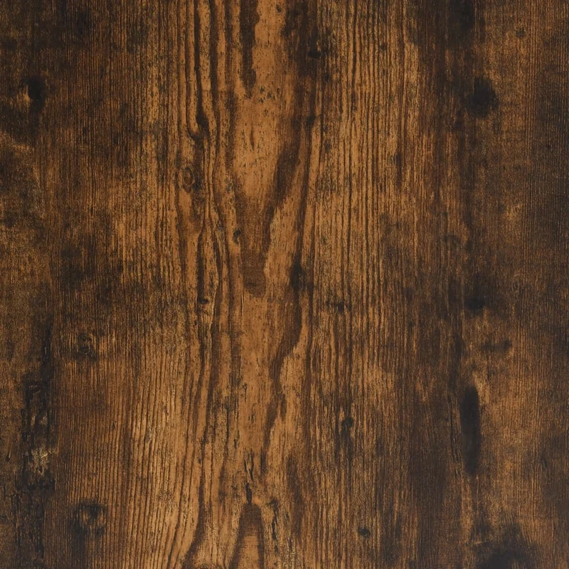 Table de chevet avec tiroir et compartiment ouvert 40 x 35 x 50 cm bois d’ingénierie marron et métal DEC033584