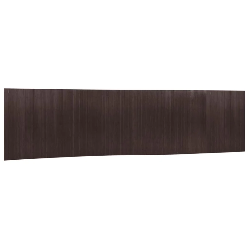 Paravent séparateur de pièce cloison 165 x 800 cm bambou marron foncé DEC031154