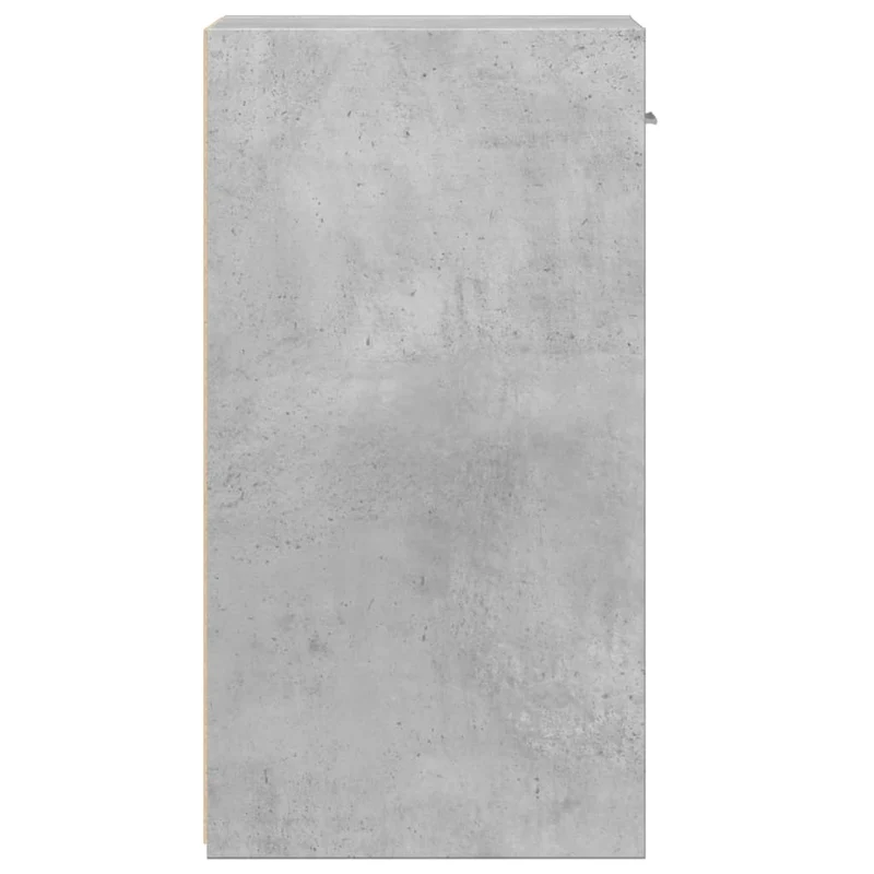 Lot de 2 tables de chevet avec compartiments ouverts et tiroir 35 x 34 x 65 cm bois ingénierie gris DEC035341