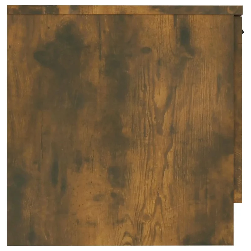 Lot de 2 tables de chevet avec compartiment avec porte 40 x 39 x 40 cm bois d'ingénierie marron DEC035114