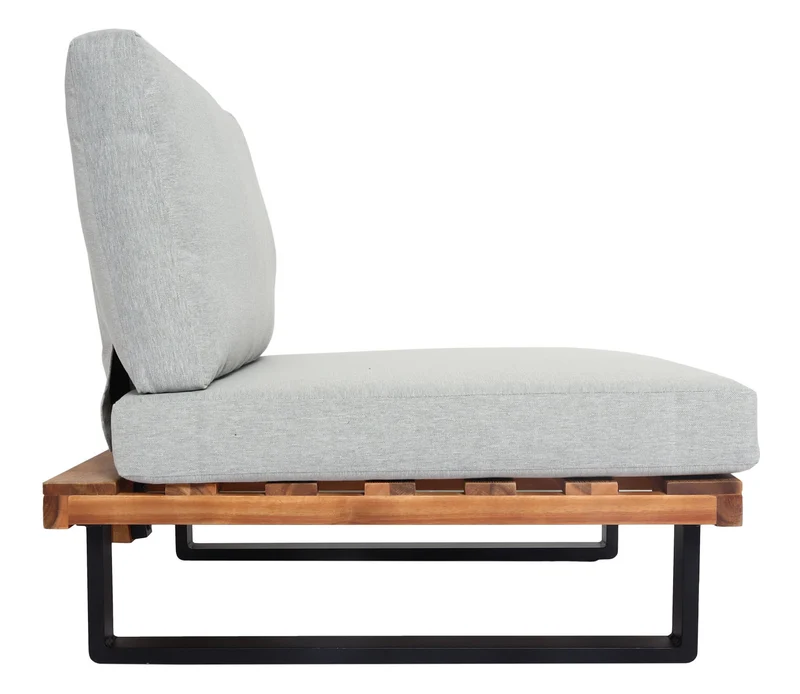 Fauteuil lounge jardin en aluminium et bois d'acacia confort et élégance 04_0006844