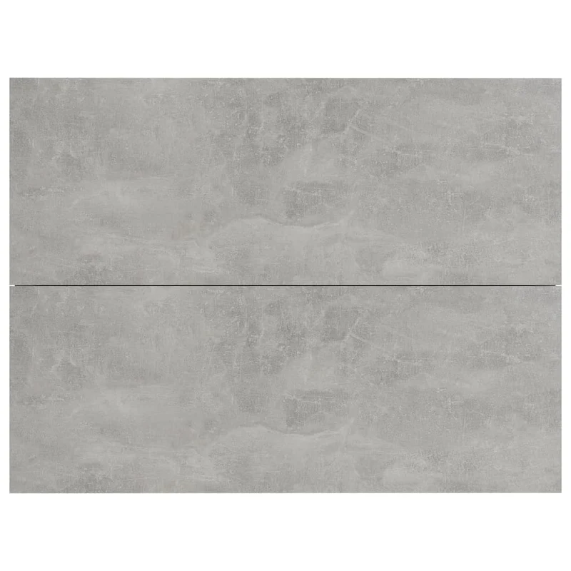 Lot de 2 tables de chevet murale avec tiroirs 40 x 30 x 30 cm bois ingénierie gris DEC035347