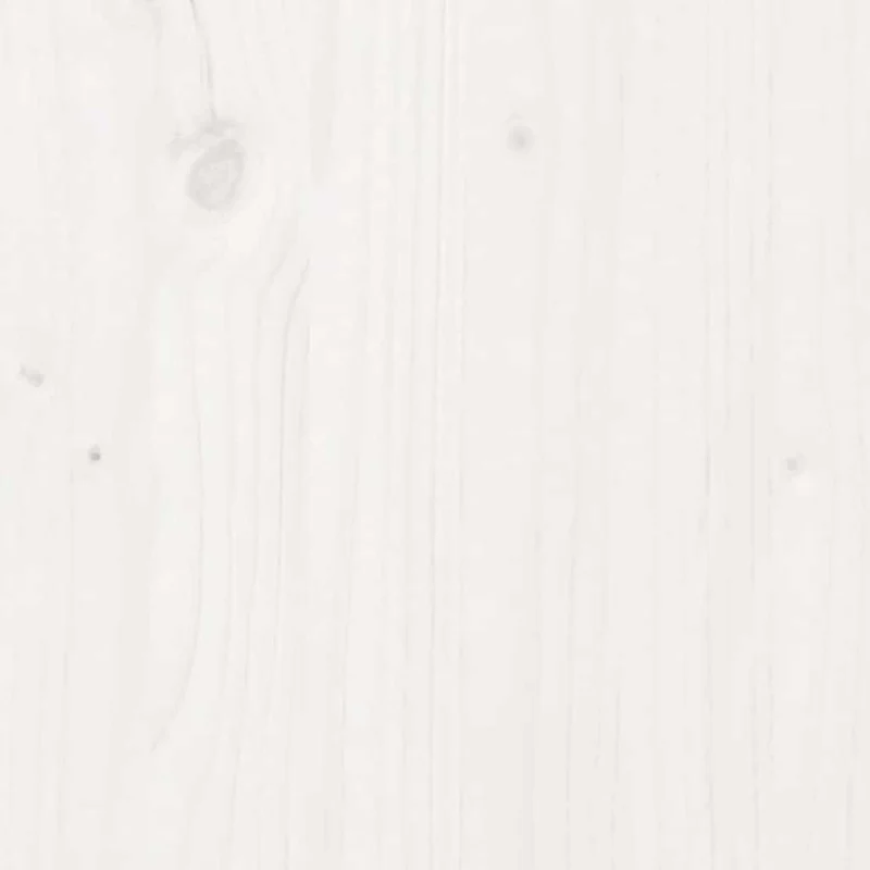 Lot de 2 tables de chevet avec tiroir et compartiment à porte 40 x 34 x 55 cm bois de pin blanc DEC034908