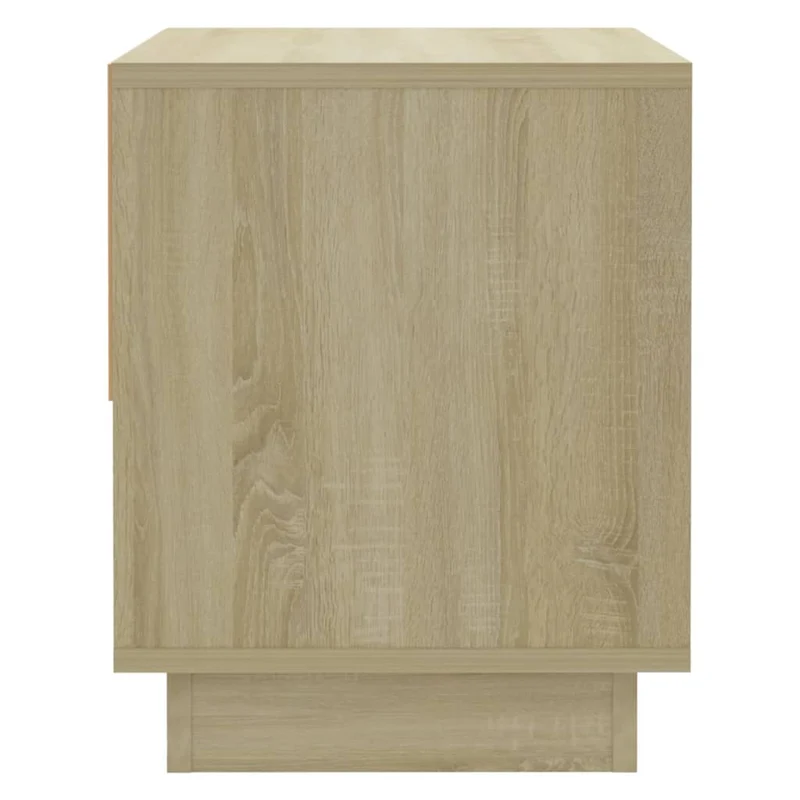 Lot de 2 tables de chevet avec tiroir et compartiment ouvert 45 x 34 x 44 cm bois ingénierie couleur chêne DEC035291