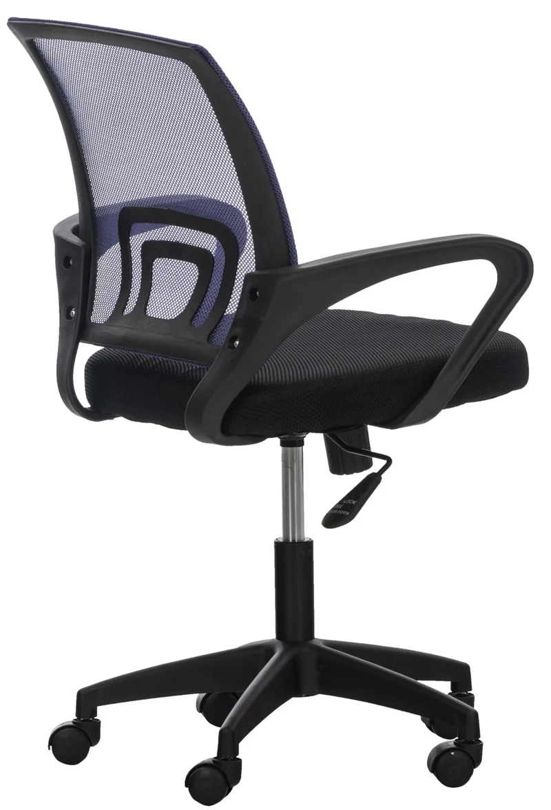 Chaise de bureau sur roulettes avec accoudoirs hauteur réglable en microfibre violet 10_0002359