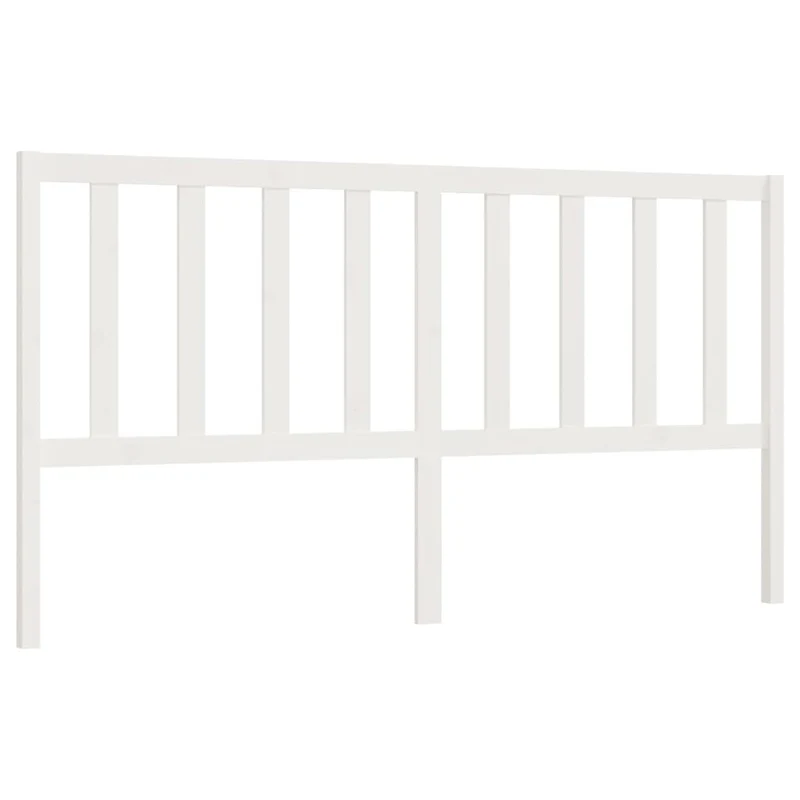 Tête de lit accessoire couchage chambre à coucher meuble 206 x 4 x 100 cm bois de pin blanc TDL0203723
