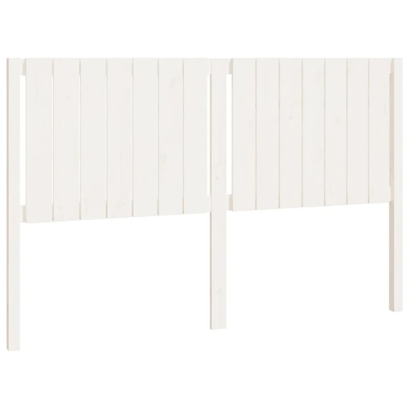 Tête de lit accessoire couchage chambre à coucher meuble 165,5 x 4 x 100 cm bois de pin blanc TDL0203808