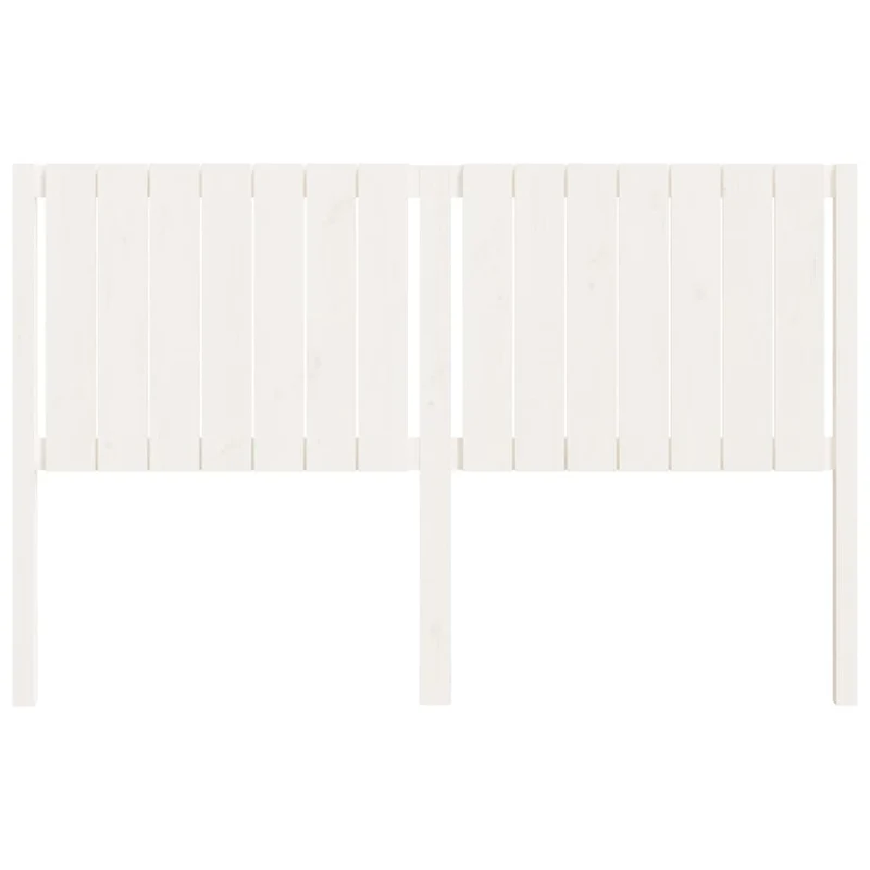 Tête de lit accessoire couchage chambre à coucher meuble 165,5 x 4 x 100 cm bois de pin blanc TDL0203808