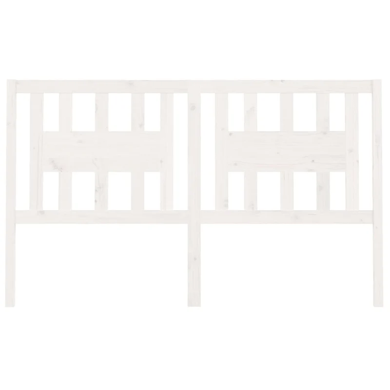 Tête de lit accessoire couchage chambre à coucher meuble 206 x 4 x 100 cm bois de pin blanc TDL0203728