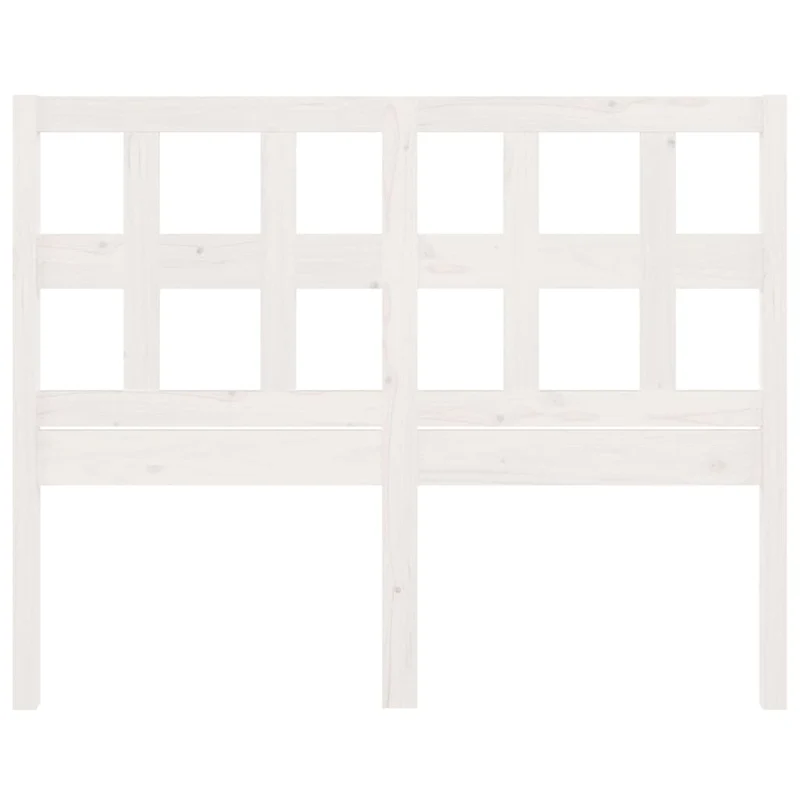 Tête de lit accessoire couchage chambre à coucher meuble 125,5 x 4 x 100 cm bois de pin blanc TDL0203926