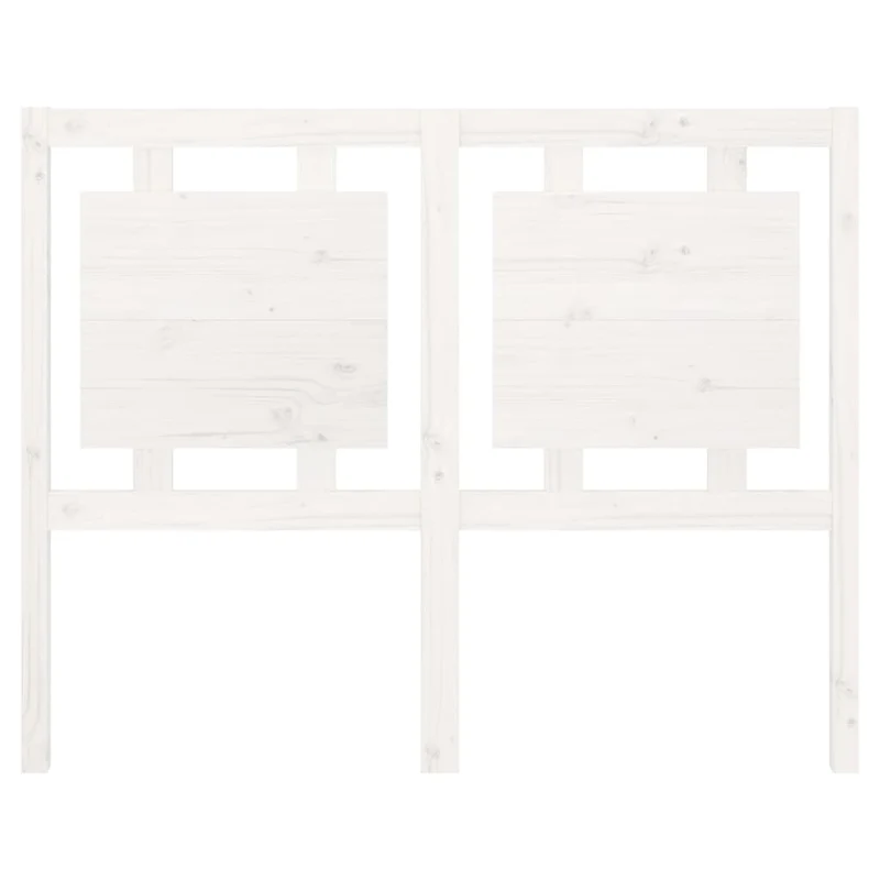 Tête de lit accessoire couchage chambre à coucher meuble 125,5 x 4 x 100 cm bois de pin blanc TDL0203924