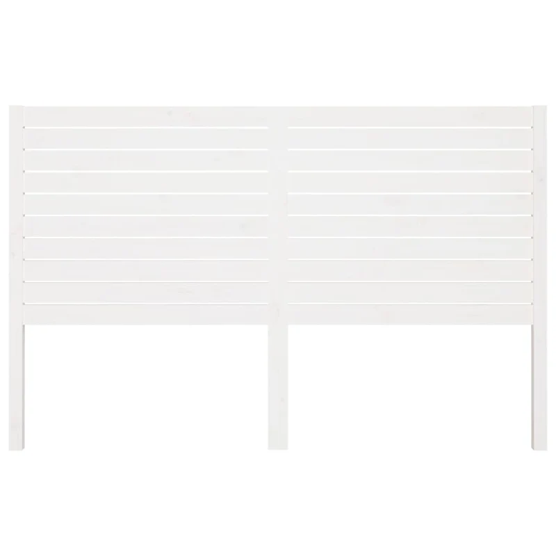 Tête de lit accessoire couchage chambre à coucher meuble 126 x 4 x 100 cm bois de pin blanc TDL0203908