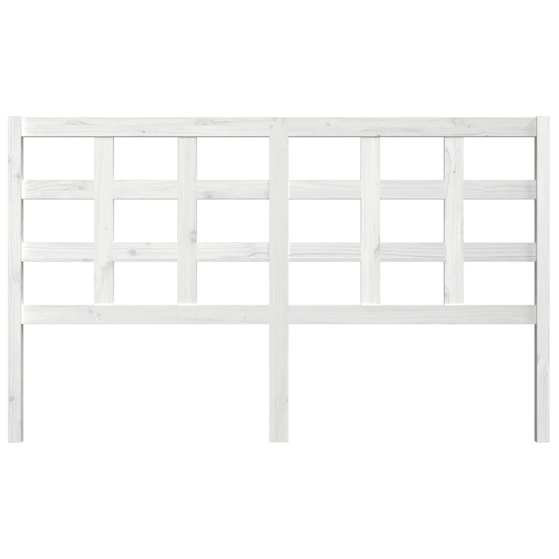 Tête de lit accessoire couchage chambre à coucher meuble 165,5 x 4 x 100 cm bois de pin blanc TDL0203804