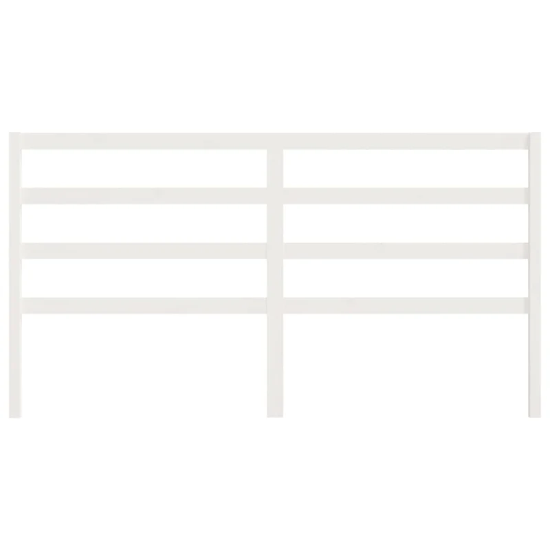 Tête de lit accessoire couchage chambre à coucher meuble 206 x 4 x 100 cm bois de pin blanc TDL0203722